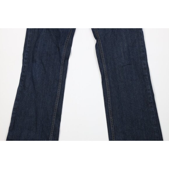 Vintage Y2K Levis 527 Mens 34x34 Faded Slim Boot Cut Flared Denim Jeans Blue - Picture 3 of 14